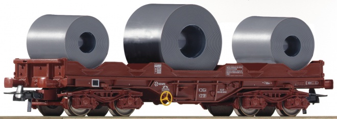 Coil carrier car<br /><a href='images/pictures/Roco/Roco-76993.jpg' target='_blank'>Full size image</a>